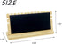 TANG SONG Small Horizontal Bamboo Leather Soft Mat Multiple Necklace Display Stand Necklace Bracelets Chains Organizer Holder for Home (Black)...