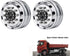 2pcs Metal Front Wheel Hubs Rims for 1/14 Tamiya Tractor Climbing Trailer RC Car Upgrade Parts...