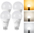LED Light Bulb A19 3 Color Temperature 3000K-5000K-4000K,3CCT Color Changing Light Bulbs,Energy Saving 9W(60W Equivalent) LED Bulb,810LM,E26 Base ...