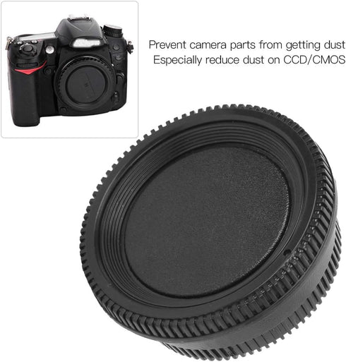 Camera Body and Lens Rear Kit for Nikon F Mount Cameras, Dustproof Lens Protector Cover and Body Protector Set, Scratch Resistant Camera Body Lens...