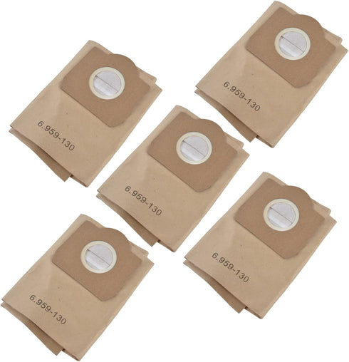 5PCS Vacuum Cleaner Dust Bag, Sweeper Cleaning Bag, 10.6oz Vacuum Cleaner Dust Bag, Portable Vacuum Cleaner Accessory, Suitable for Karcher 6.9593...