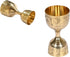 Engraved 30/60 ml Jigger Shot Glass, peg Measure - Made with Brass...