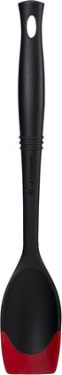 Le Creuset Revolution Bi-Material Saute Spoon, 13.5" x 2.5", Cerise...