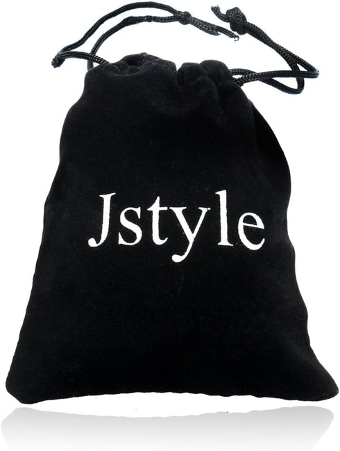 Jstyle Mens Vintage Leather Wrist Band Brown Rope Bracelet Bangle...
