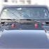 CheroCar JL JT Engine Hood Hinge Cover Decoration Cover Stickers Exterior Accessories for Jeep Wrangler JL 2018-2021, for 2020-2021Jeep Gladiator ...