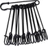 50 Pcs Safety Pins Heavy Duty Large Safety Pins Steel (Black)...
