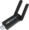 USB WiFi Bluetooth Adapter, 1300Mbps Dual Band 2.4/5Ghz Wireless Network External Receiver, Mini WiFi Dongle for PC/Laptop/Desktop...