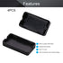 Fielect 1.89 x 1.02 x 0.61 inch Junction Box ABS Plastic Dustproof Universal Electrical Project Enclosure Black 4Pcs...
