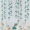 PinkBlume 52 Ft Dark Green Leaf Garland, Emerald Turquoise Paper Hanging Leaves Streamer, Teal Aqua Green Banner for Wedding, Bridal Shower, Engag...