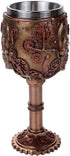 Pacific Giftware Steampunk Gear Head Skull Goblet Wine Chalice 7oz Wine Cup...