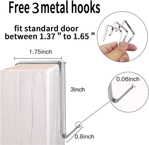 2 Pack Extra Large Hanging Crystal Clear Over Door Shoe Organizers,closet shoe organizer shoe rack organizer shoe storage,12+6Pockets,8+8Hooks,whi...
