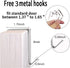 2 Pack Extra Large Hanging Crystal Clear Over Door Shoe Organizers,closet shoe organizer shoe rack organizer shoe storage,12+6Pockets,8+8Hooks,whi...