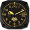 Trintec Vintage Altimeter Altitude Wall Clock 6.5 Square 9060V...