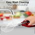 CGBE Kitchen Scissors, Multi-Purpose Kitchen Shears, Heavy Duty Dishwasher Safe Food Scissors, Non Slip Stainless Steel Sharp Cooking Scissors for...