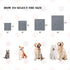 Qeils Dog Blankets for Small Dogs - Waterproof Cat Blanket Washable - Sherpa Fleece Puppy Blanket, Soft Plush Reversible Throw Protector for Bed C...