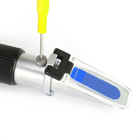 TRZ Brix Refractometer with ATC, Handheld Refractometer,Dual Scale-Specific Gravity 1.000-1.130 and Brix 0-32% for Beer Wine and Fruit...