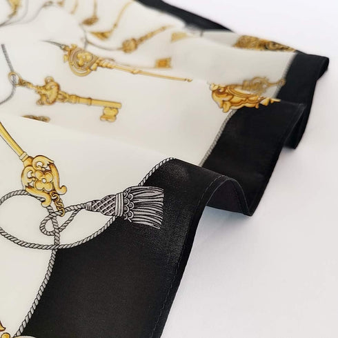 FONYVE 100% Mulberry Silk Scarfs for Women-Lightweight Square Satin Head Scarf-Small Silk Hair Scarf for Sleeping 21"x21"...