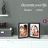 AVEAX Double 5x7 Picture Frame Black Wood Photo Frame Shadow Box Frame...