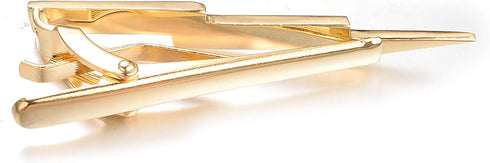 Yoursfs Funny Tie Clip for Men Gold Silver Cool Tie Clip Pin 316L Stainless Steel Unique Tie Bar Men's Boy's Jewelry Gift...