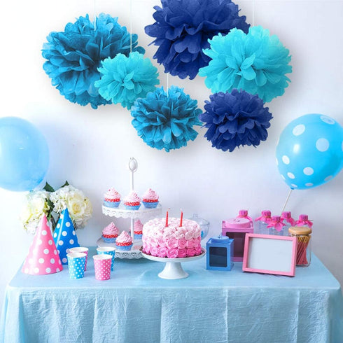 Binpeng Paper Pom Poms Hanging Paper Flower Ball Wedding Party Celebrations Decorations Outdoor Decoration Flowers Craft for Party Birthday party ...