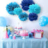 Binpeng Paper Pom Poms Hanging Paper Flower Ball Wedding Party Celebrations Decorations Outdoor Decoration Flowers Craft for Party Birthday party ...