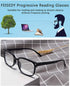 FEISEDY Progressive Multifocal Reading Glasses Blue Light Blocking Reader Glasses TR90 Frame Women Men B2497...