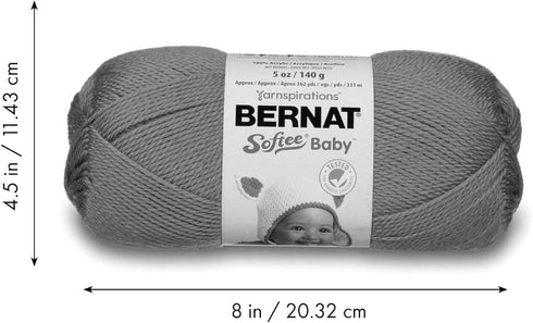 Bernat Softee Baby Yarn, 5 oz, Lavender, 1 Ball...