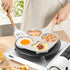 4 Cups Egg Pans?Omelette Pan?Egg Pans Nonstick Easy Clean,Crepe Pan Egg Mold for Breakfast Sandwiches Compatible with Gas Stove and Induction Cook...