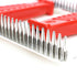 Dog rake hair removal brush comb - bottom coat rake for dogs, cats, long hair - hair removal brush, single row stainless steel pin - reduce sheddi...