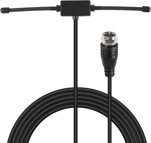 2pcs FM Radio Antenna FM Dipole Antenna FM Antenna for Stereo Receiver Indoor Most Music System FM Radio Home Stereo Receiver AV Audio Vedio Home ...