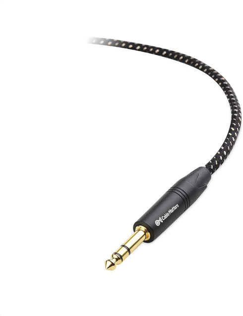 Cable Matters Braided 1/4 Inch Extension Cable 6 ft (1/4 TRS to 1/4 Inch Male to Female Cable)...