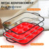 CAKETIME Silicone Muffin Pan with Metal Reinforced Frame Regular Size Muffin Pan with Handle Easy to Move 12 Cups for Baking Nonstick Muffin Tin B...