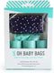 Duffel Dispenser Gift Box - NVY/Wht Dot...