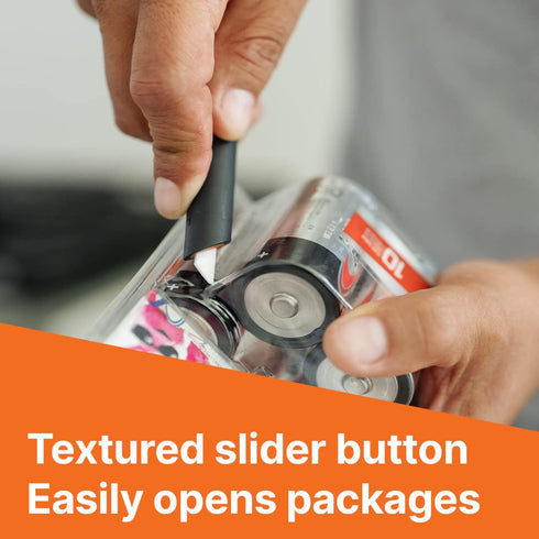Slice 10513 Pen Cutter, 3 Position Manual Blade, Cuts Packages, Cardboard Box, Stays Sharp up to 11x Longer Than Metal Blades...