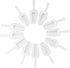 Super Z Outlet 5.5" Mini Acrylic Plastic Kitchen Scoops for Weddings, Candy Dessert Buffet, Ice Cream, Protein Powders, Coffee, Tea (Clear)...