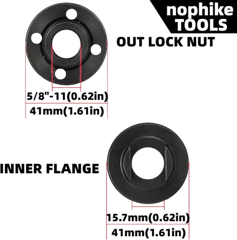 Angle Grinder Universal Adjustable Spanner(10-50mm) with 5/8"-11 Flange Nut?Compatible with Makita, Dewalt, Bosch, Hitachi, Milwaukee, Metabo and ...
