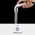 Houtingmann Kitchen Side Sprayer with Hose and Holder - Sprayer with 17 Adapters, Brushed Nickel...