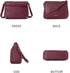 WESTBRONCO Crossbody Bags for Women, Medium Size Shoulder Handbags, Satchel Purse with Multi Zipper Pocket...