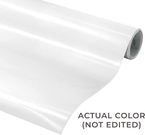 VViViD White Gloss 11.8 Inches x 84 Inches (7 Feet) DECO65 Permanent Adhesive Craft Vinyl for Cricut, Silhouette & Cameo...
