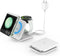 Fast Wireless Charger for Samsung - 2 in 1 Foldable Travel Charging Station, Compatible with Samsung Galaxy Z Flip 6/5/4 and Motorola Razr+ (Adapt...