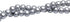 300 Silver Wood Beads, 10mm Round Ball Dyed Wooden Loose Spacer Beads for Bead Crafts Making Home Decor (3mm Hole)...