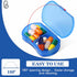 2PCS Pill Case for Purse Small 4PCS Pill Organizer Portable Travel Daily Pill Containers AM & PM Mini Pill Box Vitamin, Fish Oil, Supplement Holde...