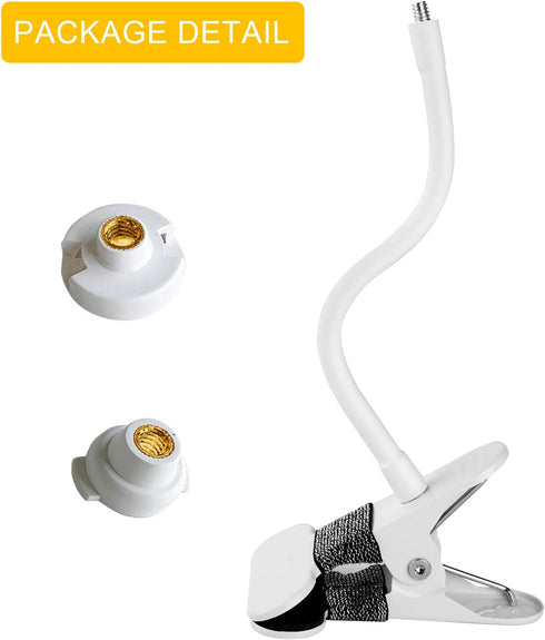 Flexible Baby Monitor Clip Mount Compatible with HelloBaby HB65/HB6550/HB6558/HB66/HB248,ANMEATE SM935E/SM650 Baby Monitor, Hellobaby Camera Mount...