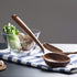 2 Pcs Wooden Spoon Ladle for Cooking Spoons Best Non Toxic Kitchen Tools -14 inch Long Kitchen Cooking Utensil & 11 inch Best Wood Spoons Large De...
