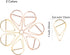 Gold and Rose Gold Cute Paper Clips Set, 300 Pcs Smooth Stainless Steel Tear-Shaped Wire Paperclips Small for Office Supplies Wedding Women Girls ...