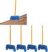 Jeanoko 4pcs Center Finder Tool Line Scriber Prcatical Woodworking Center Line Gauge Multifunctional Center Scriber Marking Tools Collet and acces...
