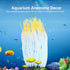 Garosa Aquarium Plastic Grass Artificial Green Lifelike Underwater Plants Luminous Aquarium Decor Fish Decoration Ornament (Orange),Fish Decoratio...