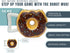 Ceramic Donut Mug - Delicious Chocolate Glaze Doughnut Mug with Sprinkles - Funny "MMM... Donuts!" Quote - Best Cup For Coffee, Tea, and More - La...