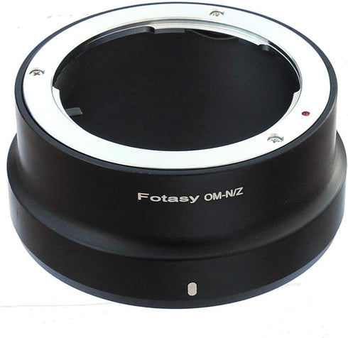 Fotasy Olympus OM Lens to Nikkor Z Mount Adapter, OM Z Adapter, OM to Z, fits Olympus OM Classic Manual Lense, Compatible with Nikon Z Mount Mirro...