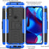 Moto G Pure Case with HD Screen Protector - Yiakeng Shockproof Silicone & Hard Cover, Kickstand - Blue...